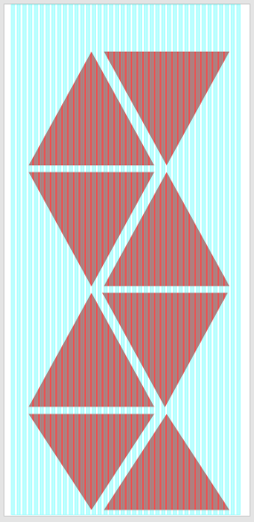 red triangles basic grid