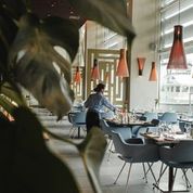 Interior of a restaurant